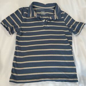 Boys Soft Cotton Striped Polo